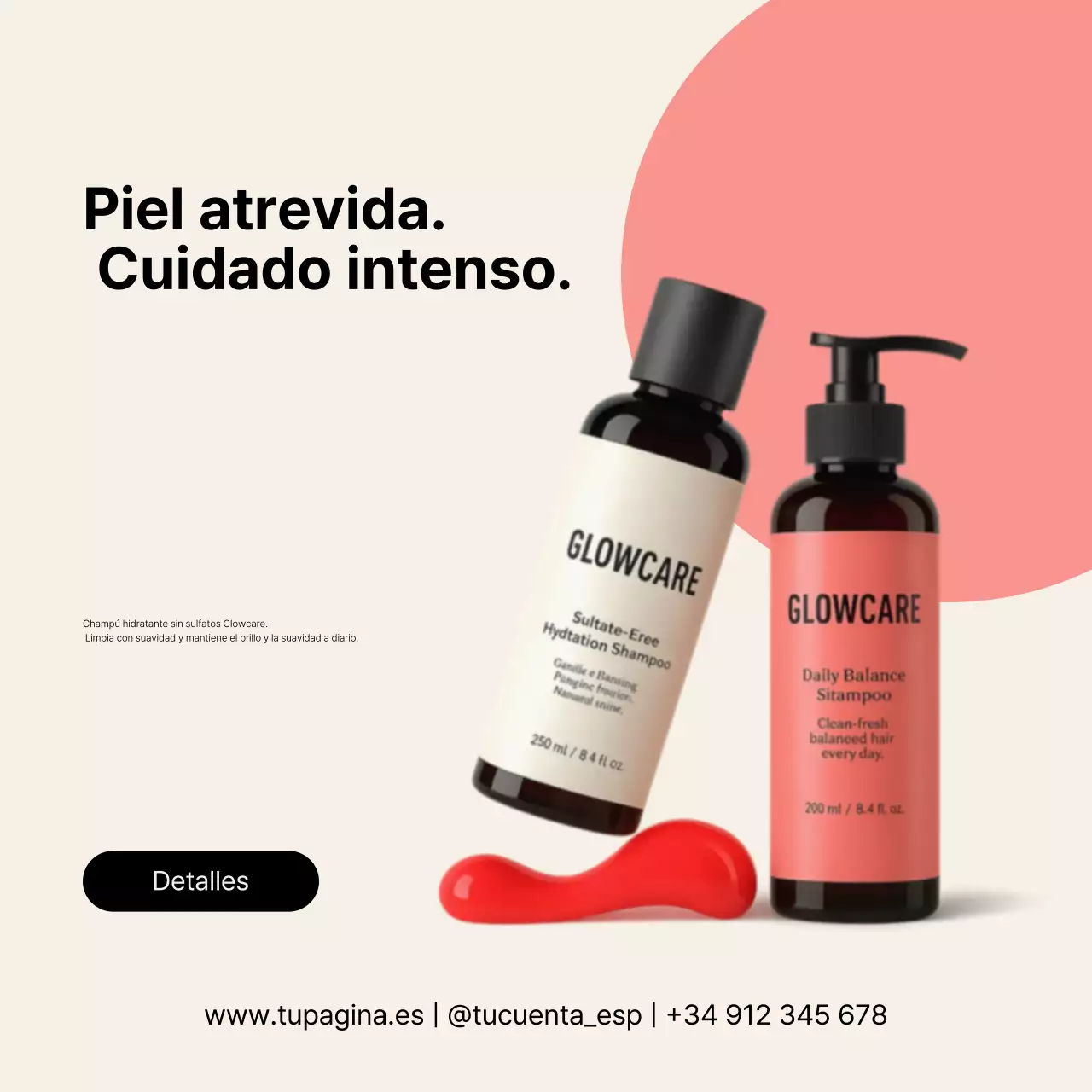 Promoción del champú Coral Modern