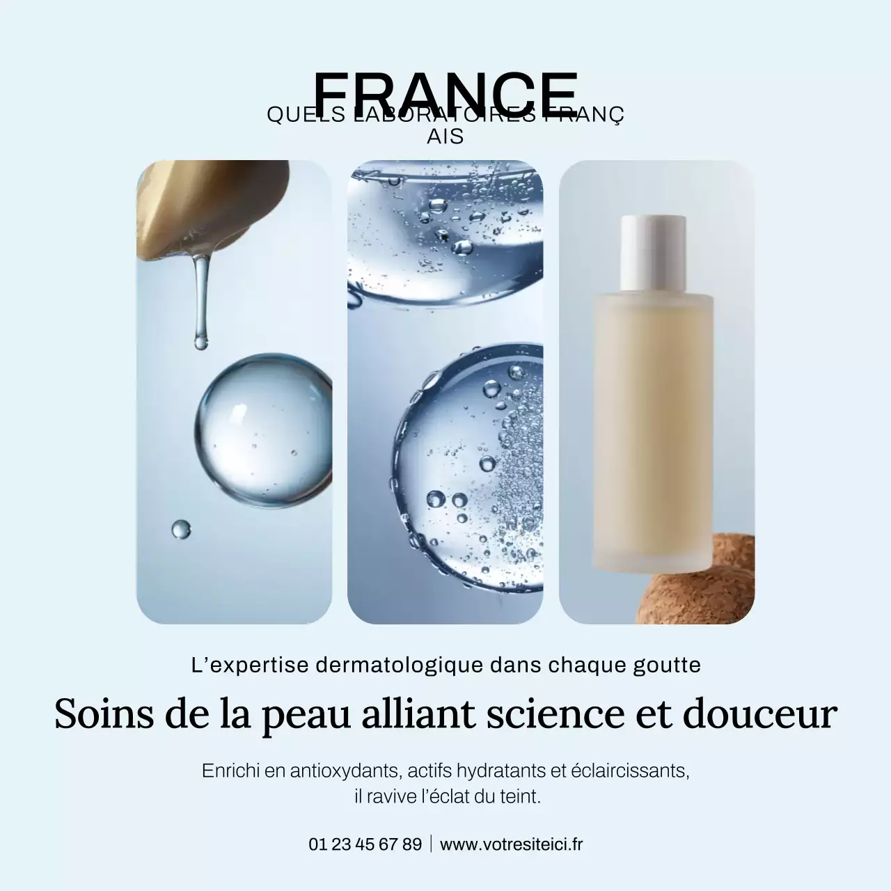 Publication Instagram de promotion des soins de la peau Beige Modern