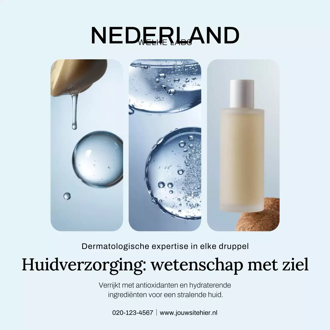 Beige Modern Skincare Promotie Instagram Post