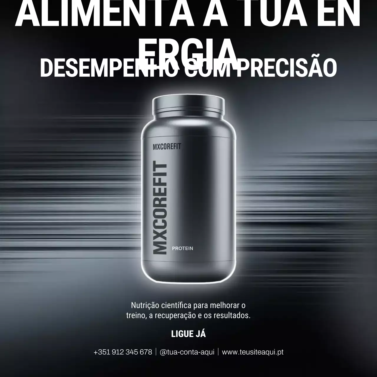 Publicação no Instagram sobre a Grey Modern Protein