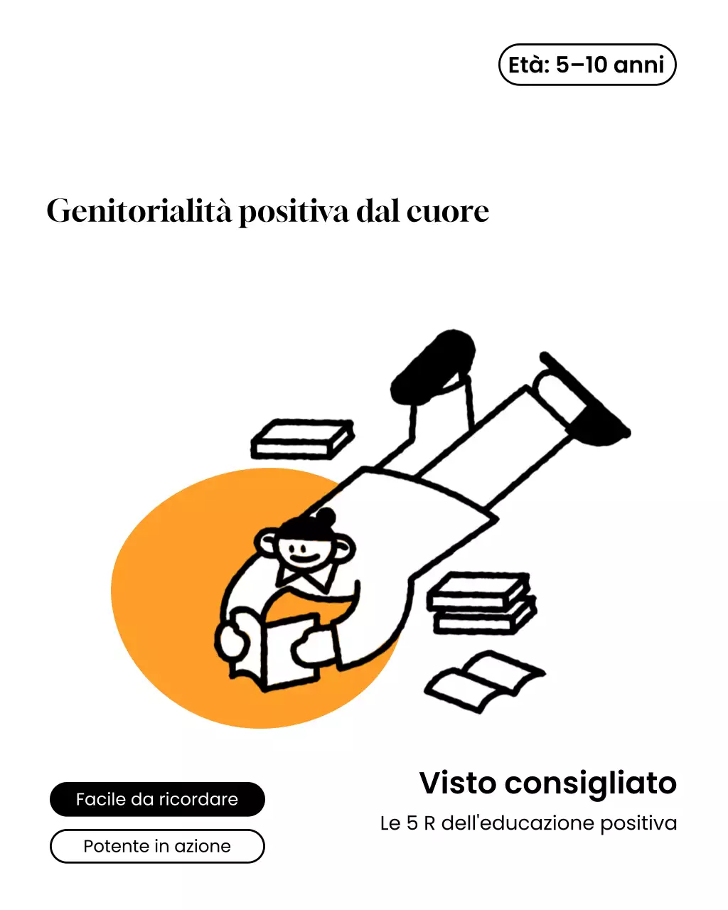 Post di Instagram sulla guida alla genitorialità moderna e minimalista