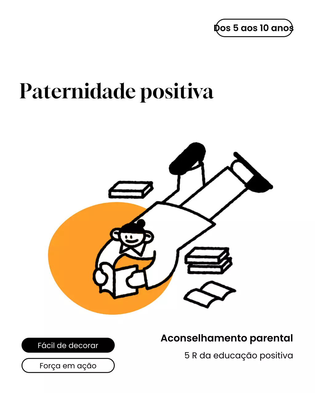 Guia minimalista para pais modernos - publicação no Instagram
