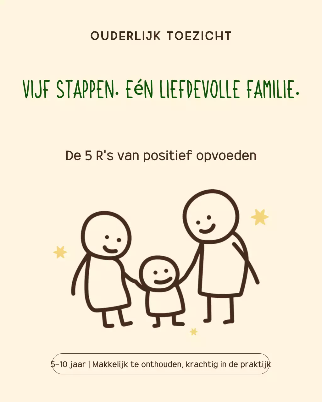 Beige Eenvoudige Oudergids Instagram-post