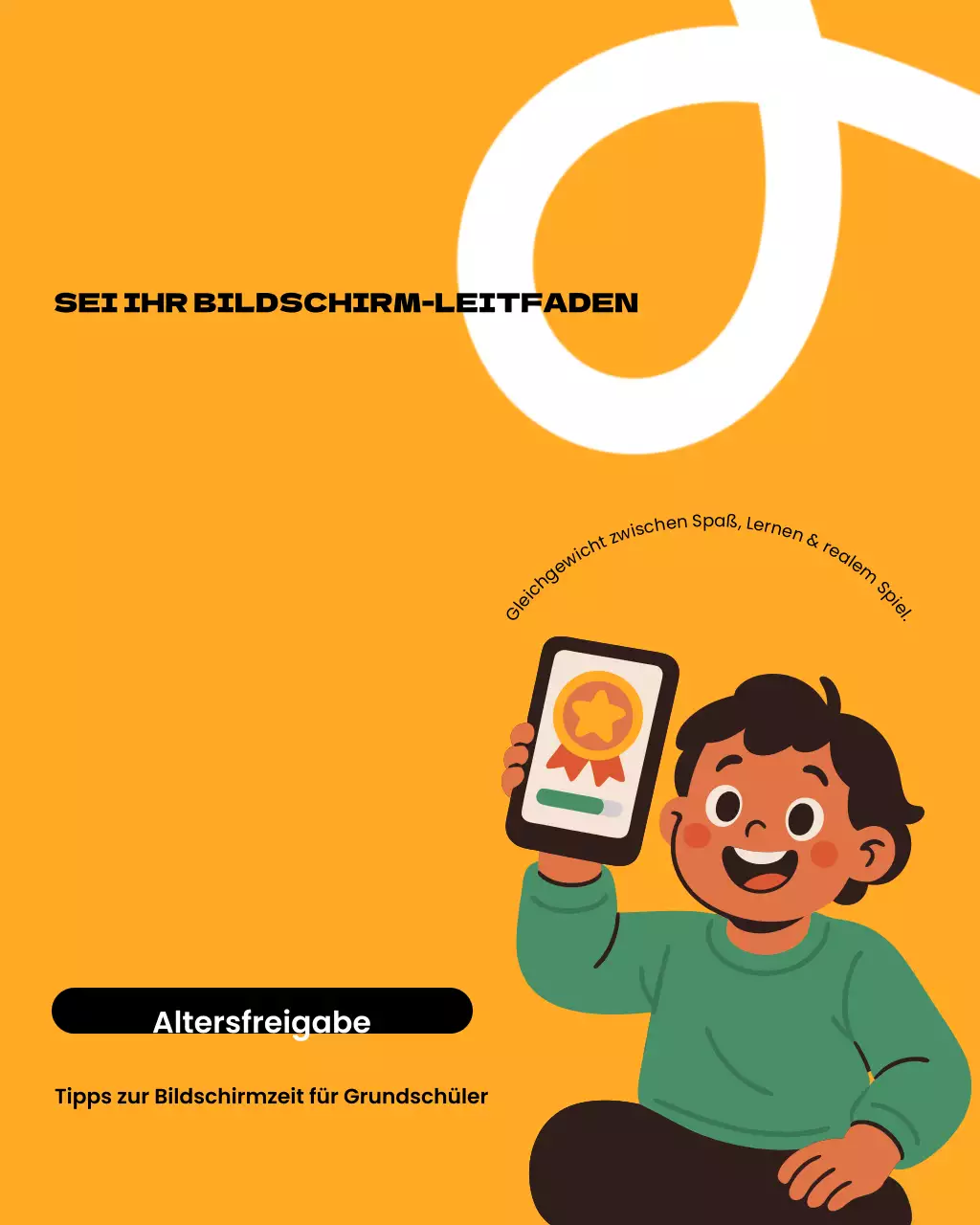 Orange Modern Screen Guide Instagram-Beitrag