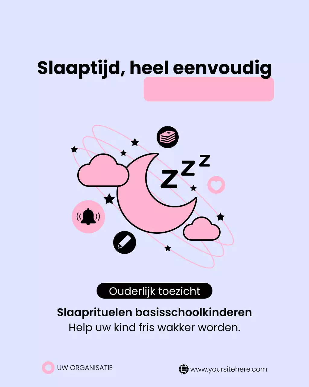 Instagram-bericht over minimalistische, moderne slaapgids