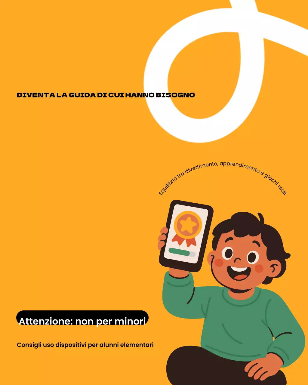 Guida allo schermo moderno arancione - Post di Instagram