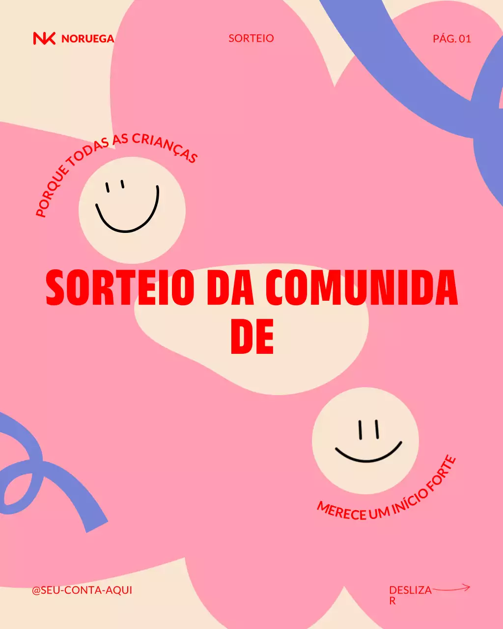 Anúncio da Comunidade Pink Modern no Instagram
