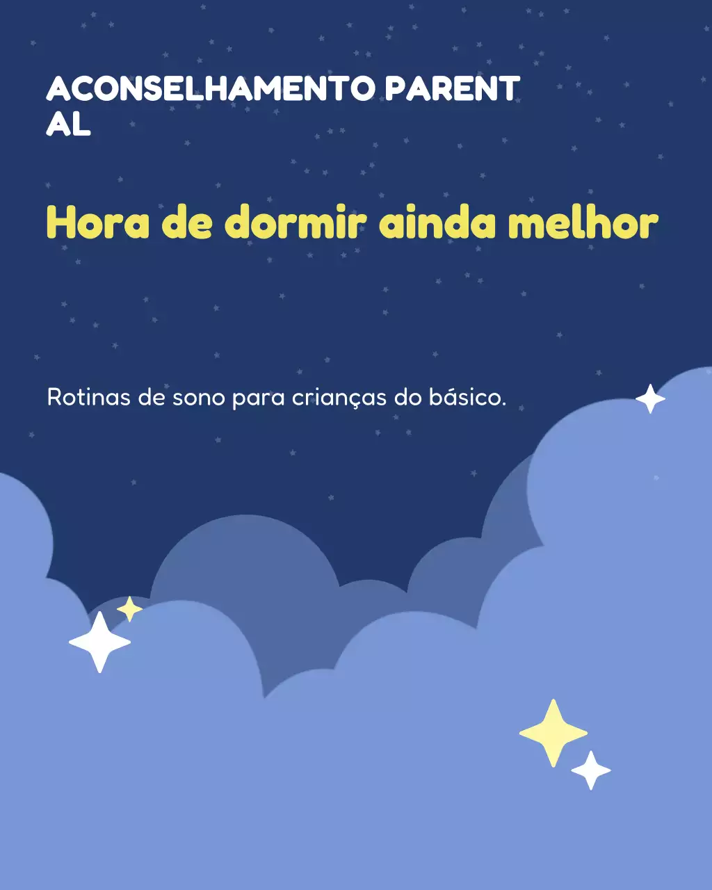 Guia Simples para a Hora de Dormir - Postagem no Instagram