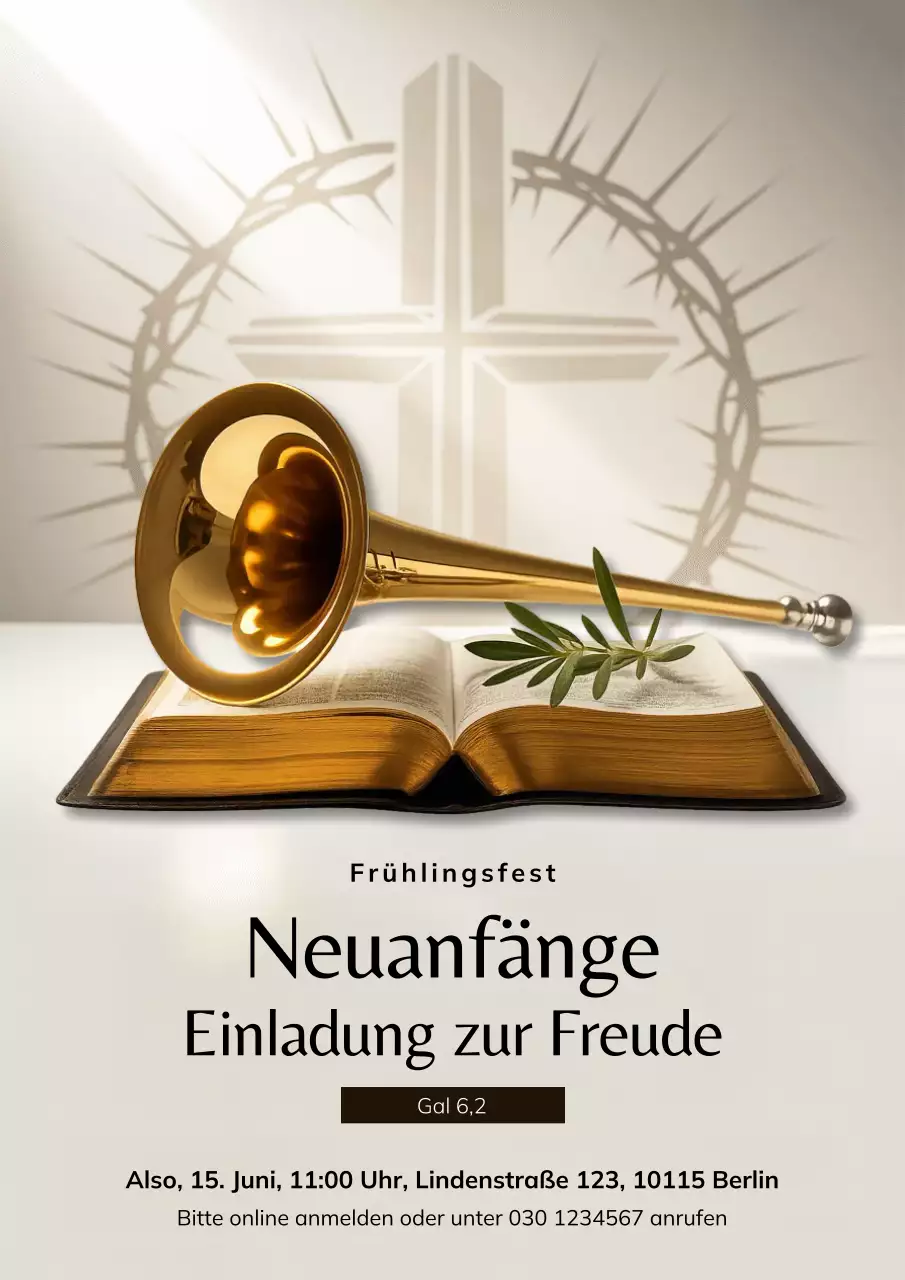 Elegantes Goldfeier-Einladungsplakat