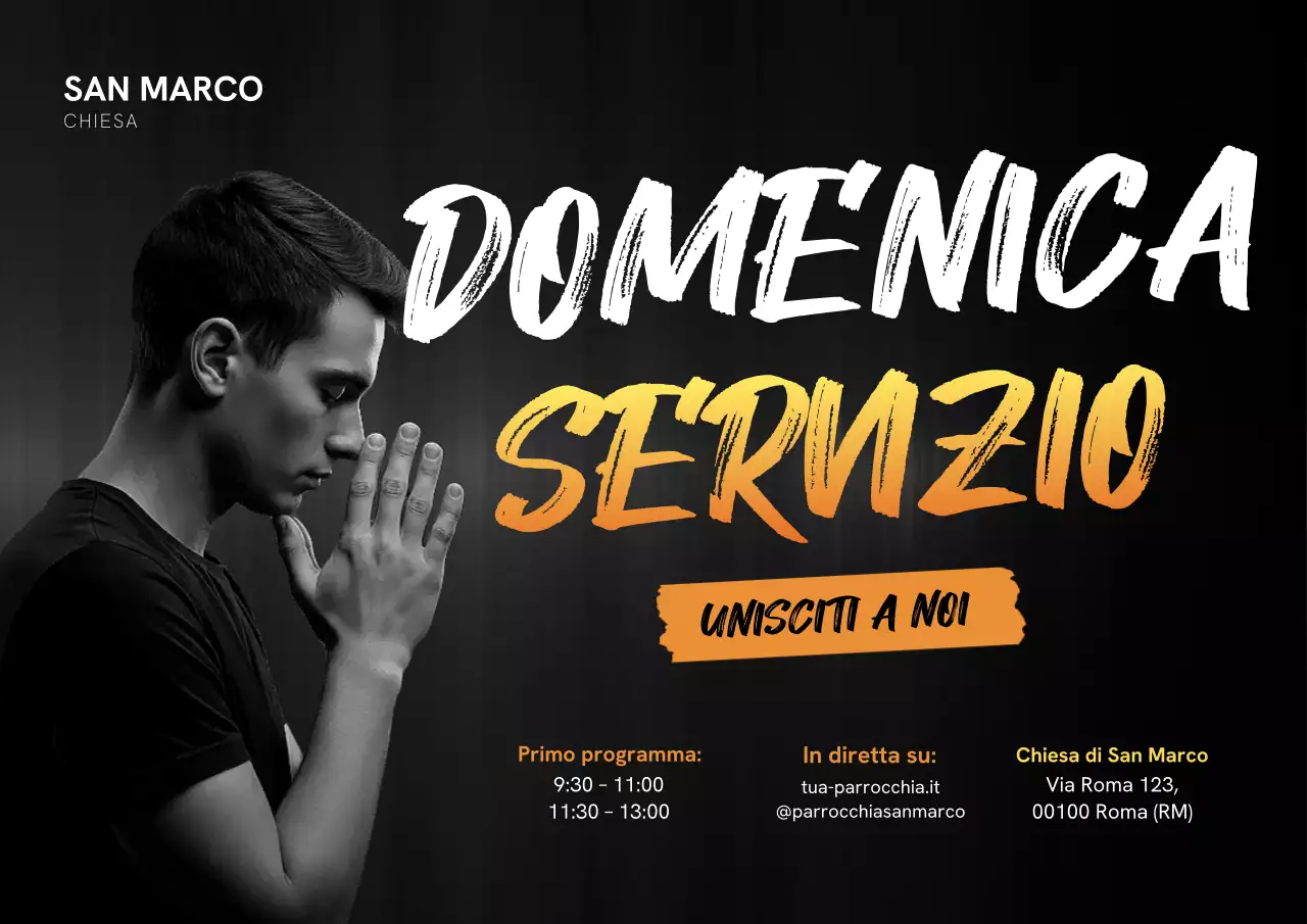 Manifesto dell'annuncio della Black Modern Church