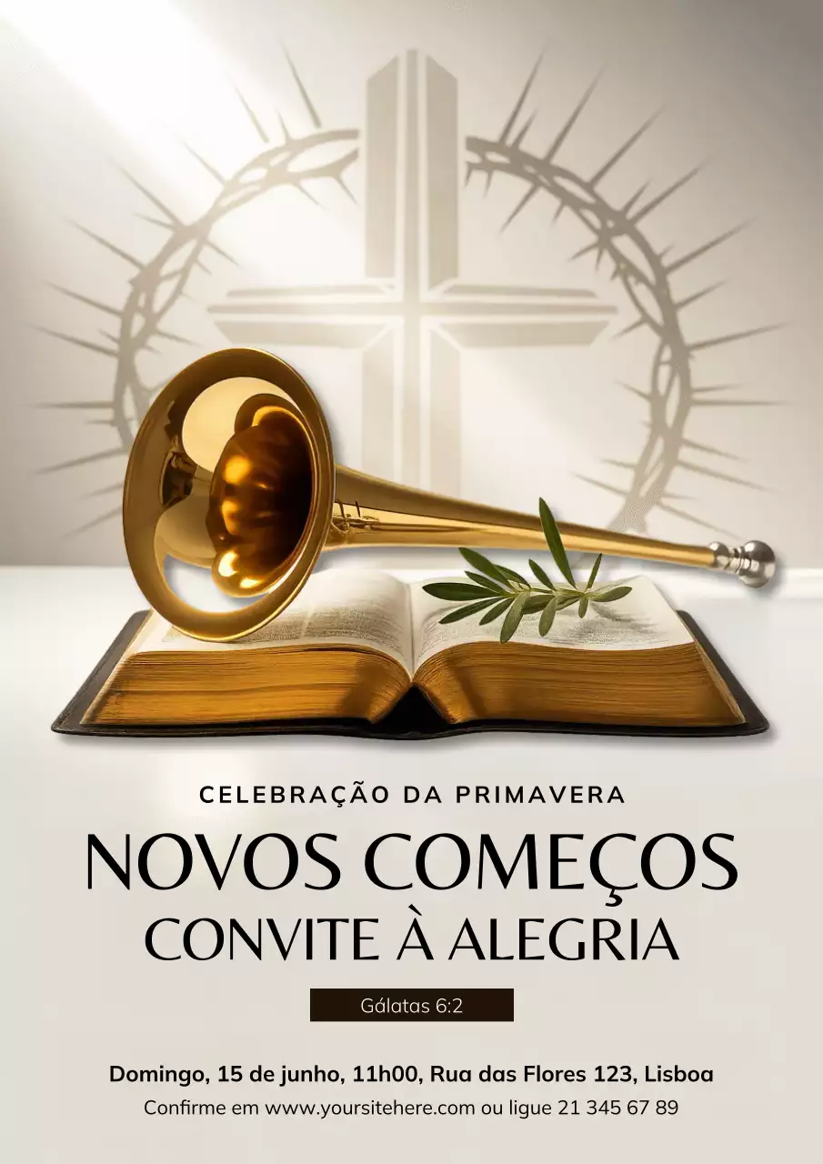 Cartaz de convite de celebração elegante dourado
