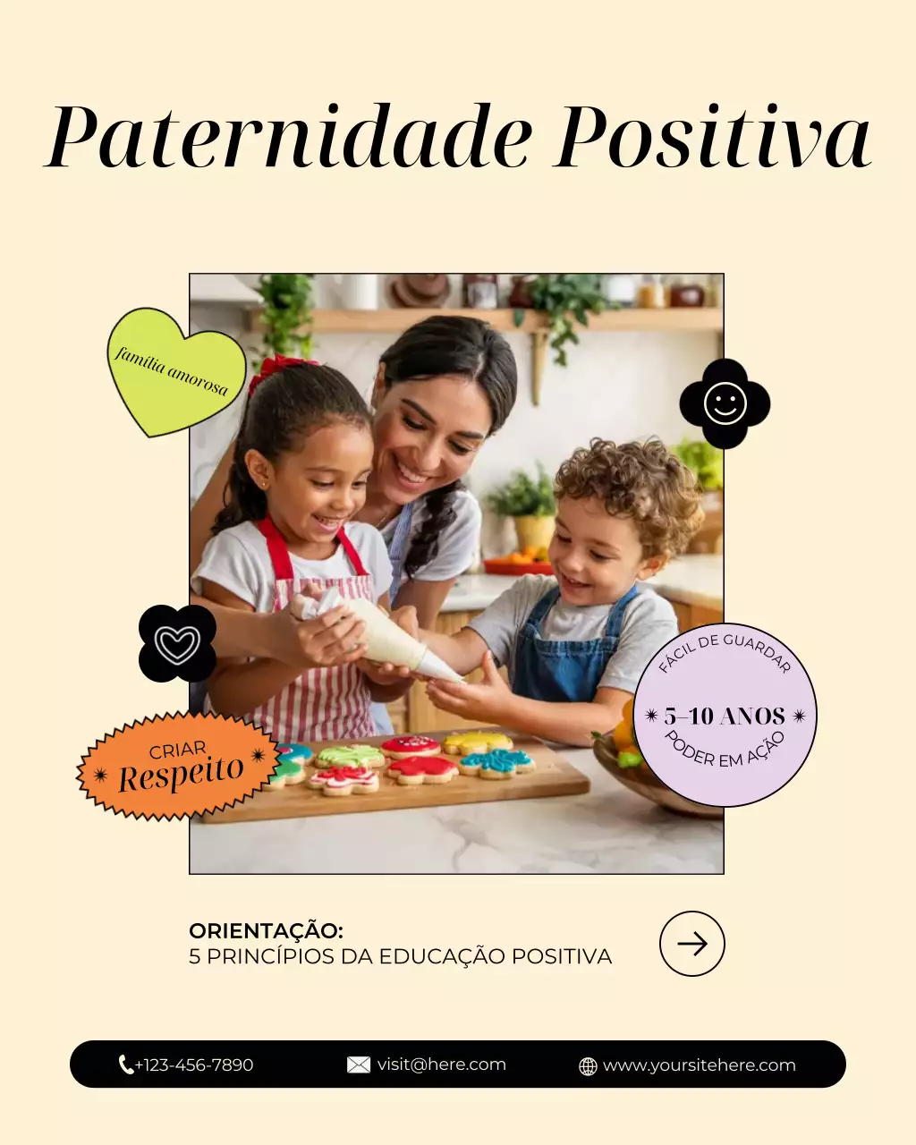 Postagem do Instagram sobre o Guia de Criação de Filhos Modernos Bege