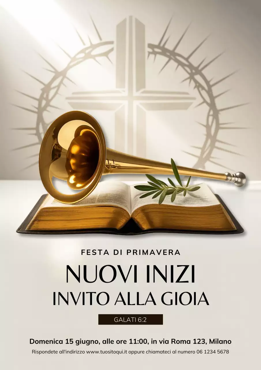 Poster di invito per festeggiamenti elegante in oro