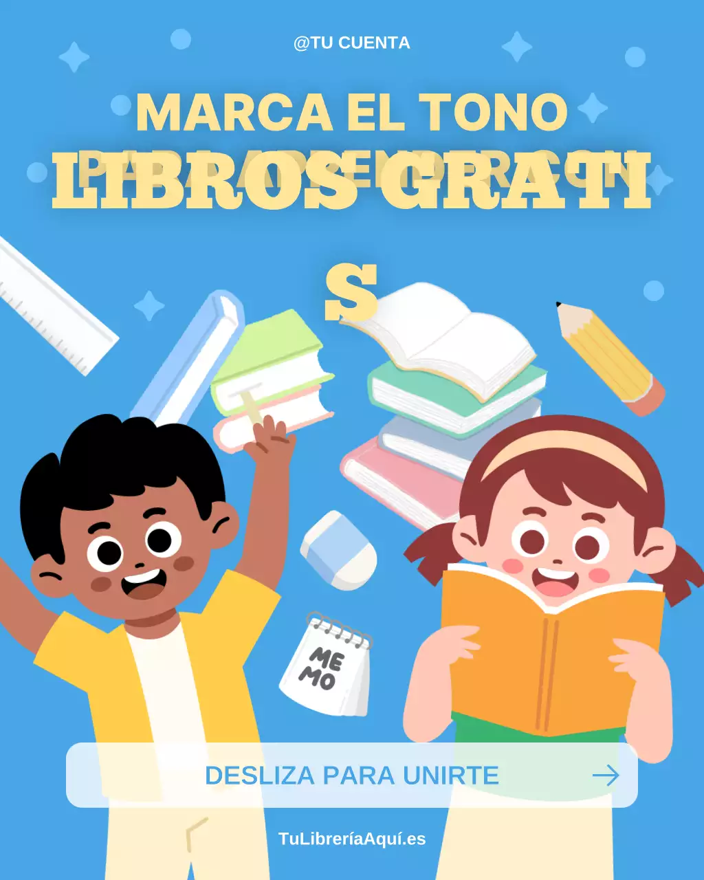 Sorteo de libros gratis para la vuelta al cole en Instagram