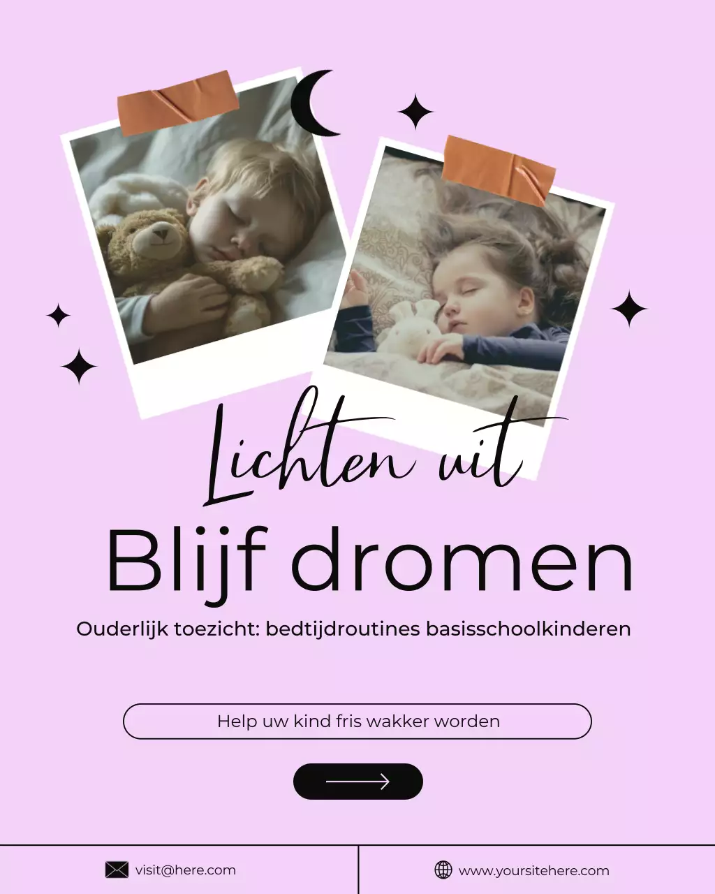 Beige Minimalistische Moderne Bedtijdgids Instagram-post