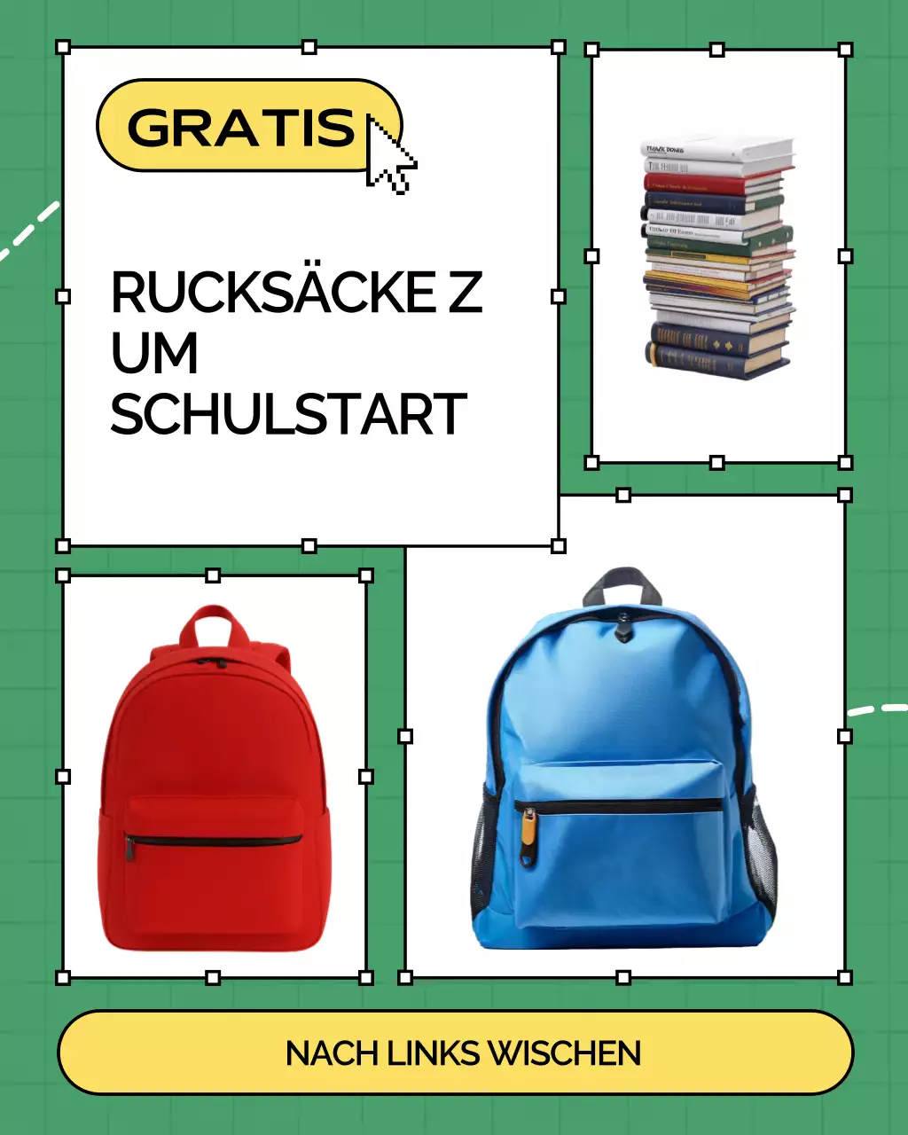 Instagram-Post zur Förderung der Green Modern School