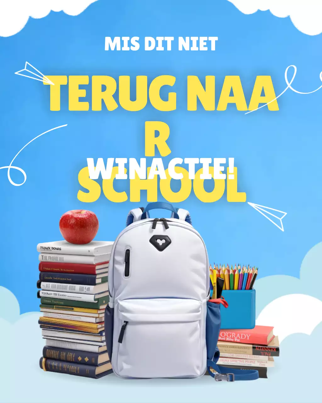 Instagram-bericht voor de promotie van Blue Modern School