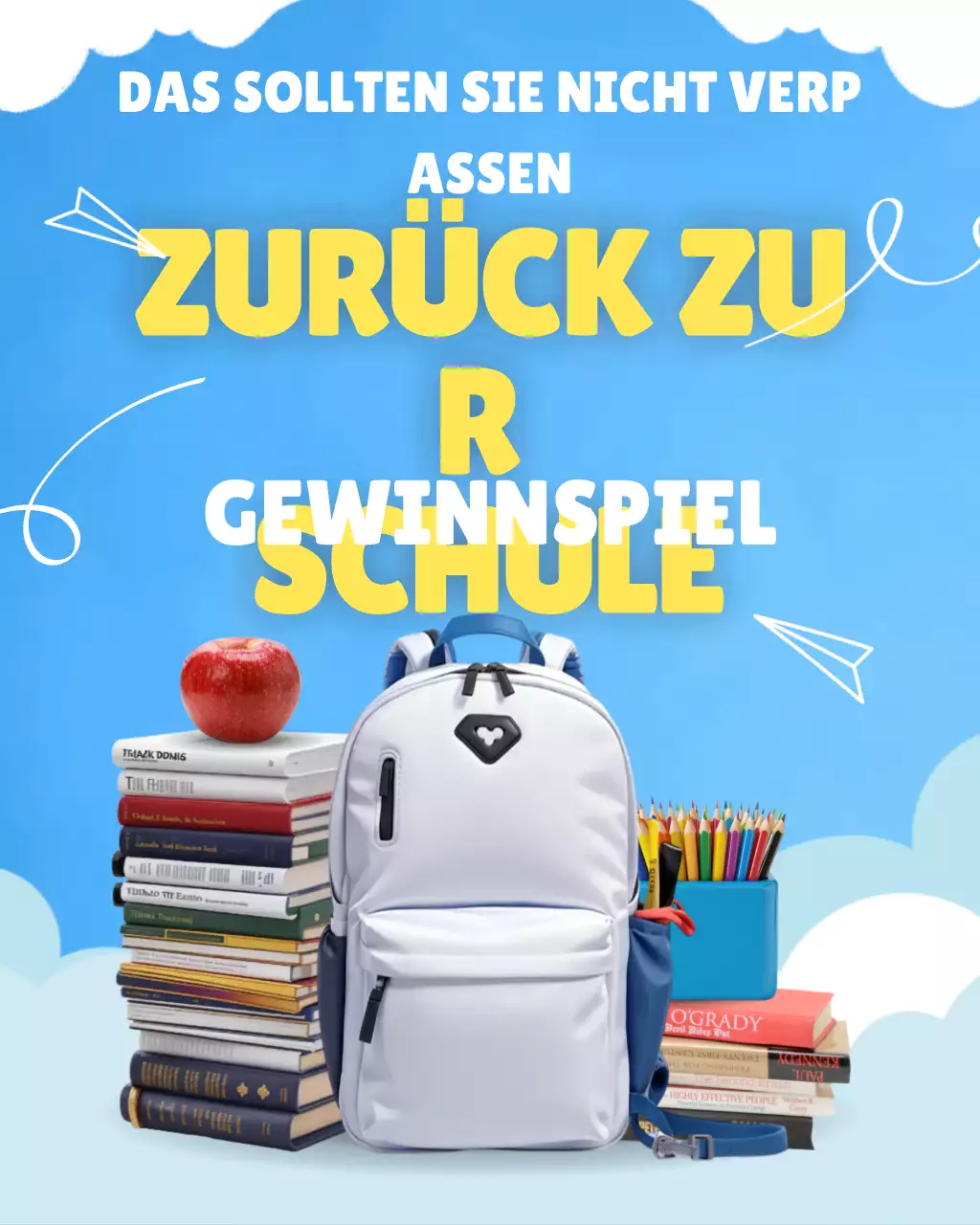 Instagram-Post zur Förderung der Blue Modern School