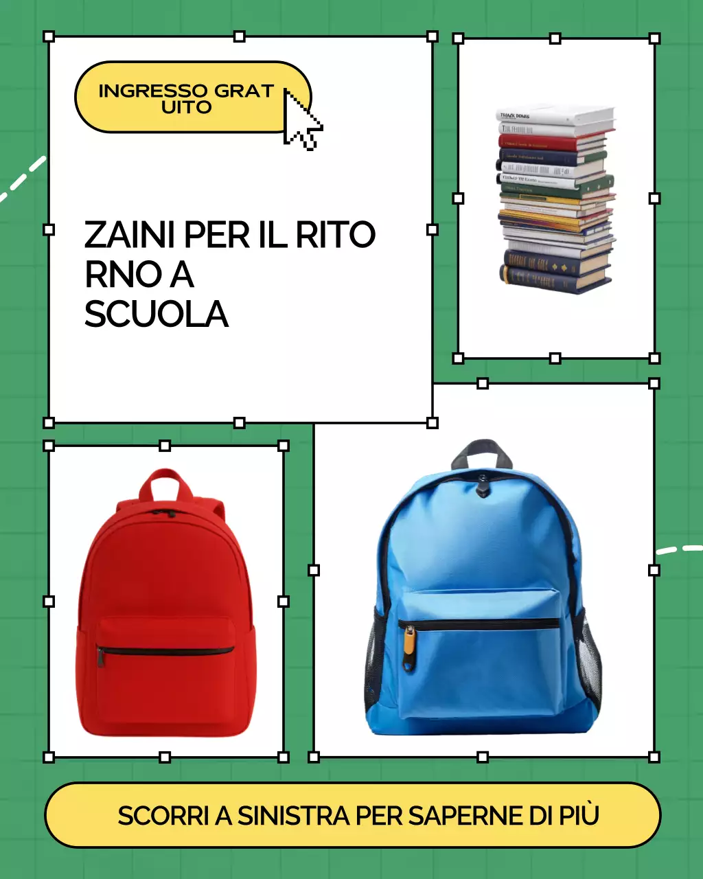 Post su Instagram per la promozione della Green Modern School