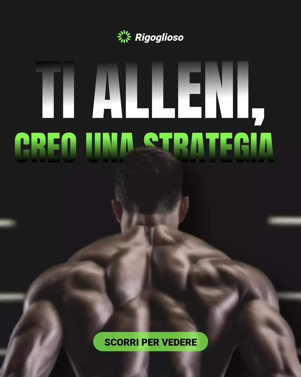 Post di Instagram sulla promozione Black Bold Fitness