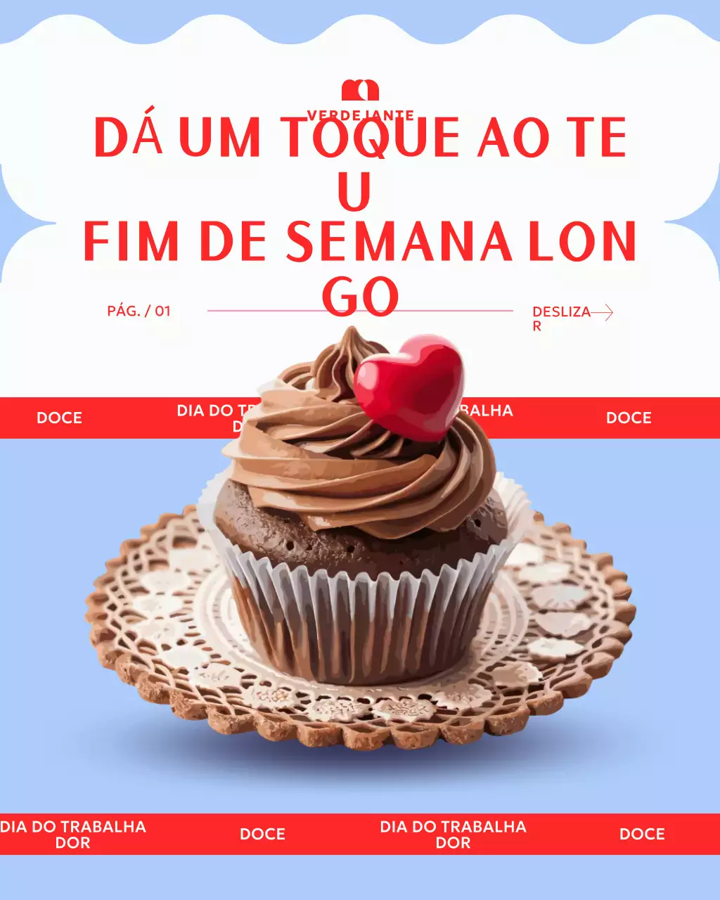 Postagem promocional de sobremesa roxa elegante no Instagram