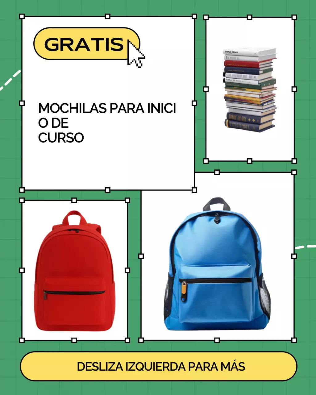 Publicación de Instagram de la promoción de la Escuela Moderna Verde