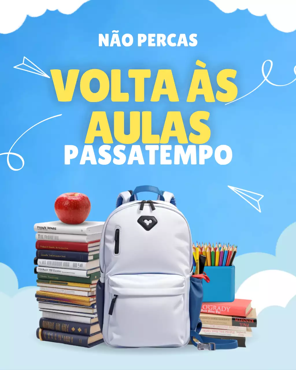 Postagem promocional do Instagram da Blue Modern School