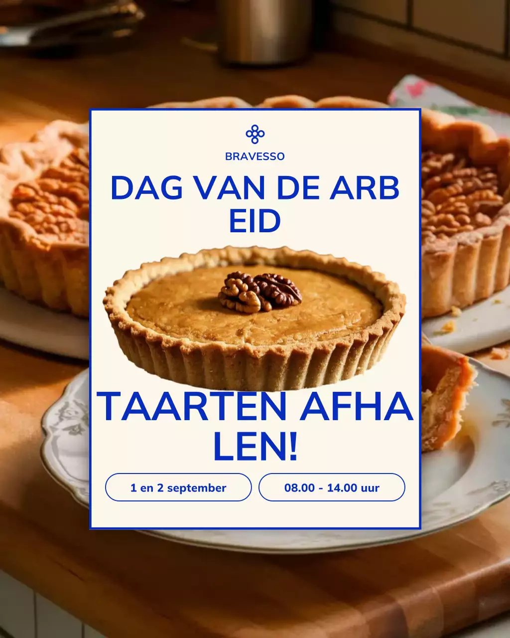 Instagram-bericht voor de promotie van Orange Retro Pie