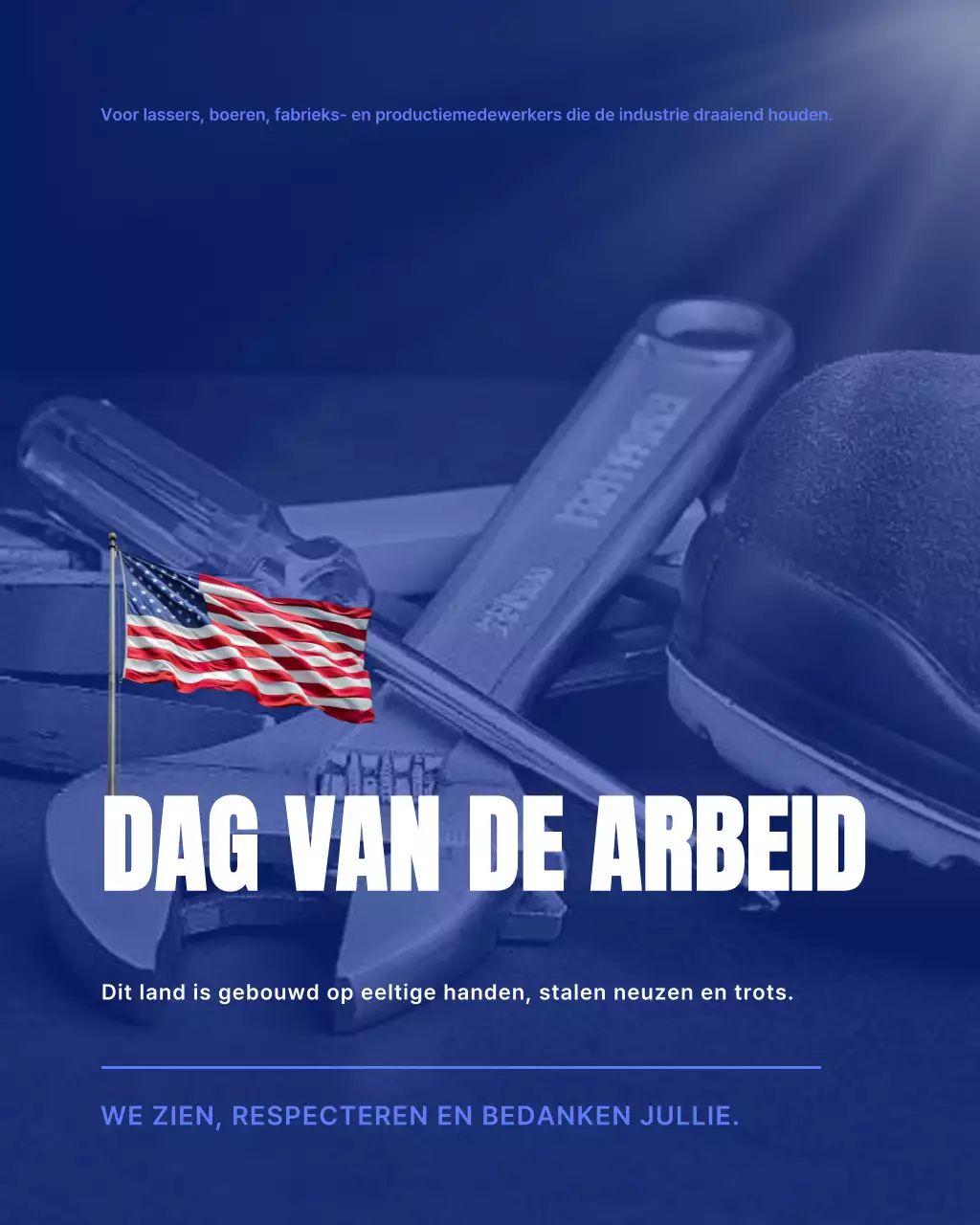 Instagram-bericht voor Labor Day