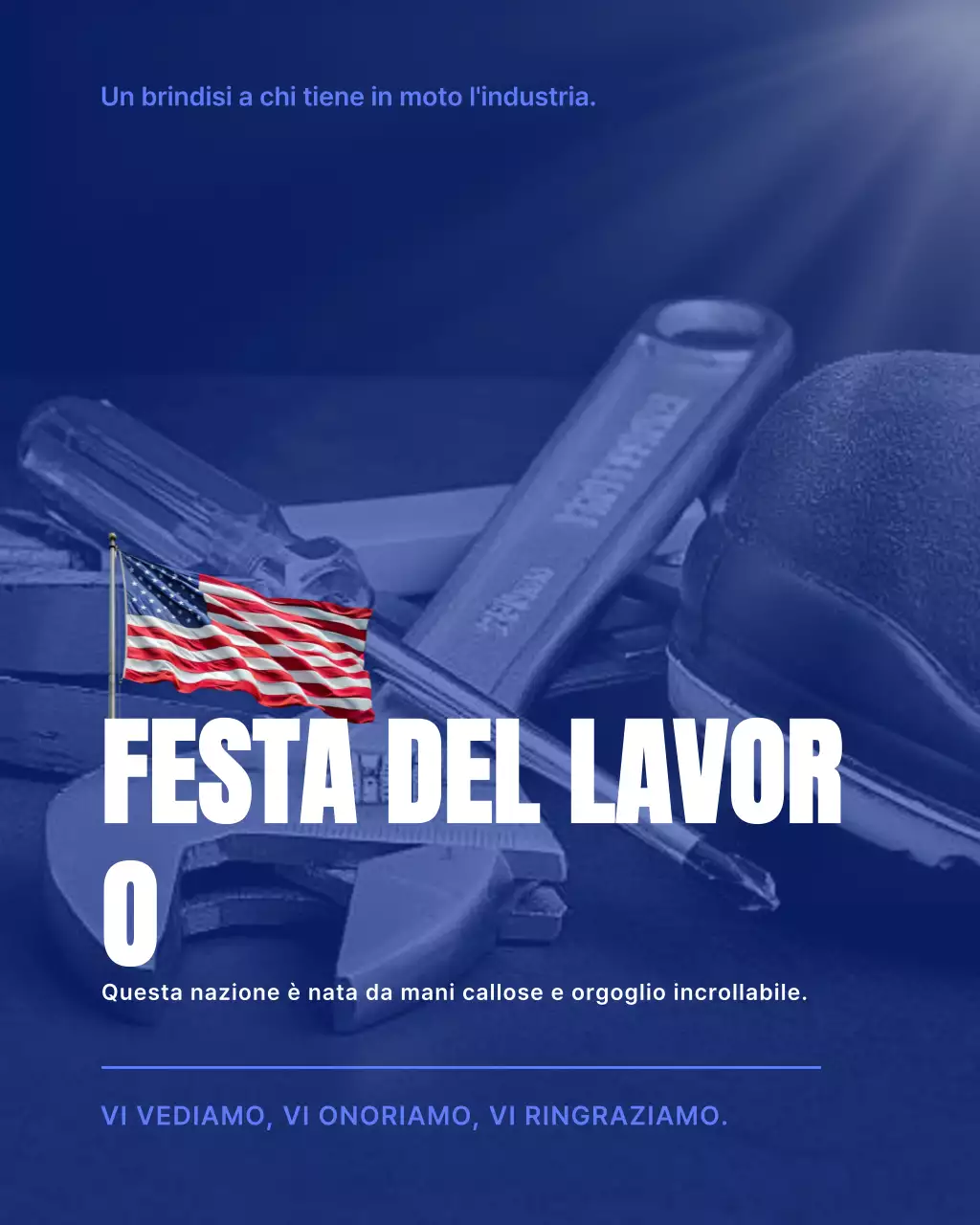 Post di Instagram per la Festa del Lavoro