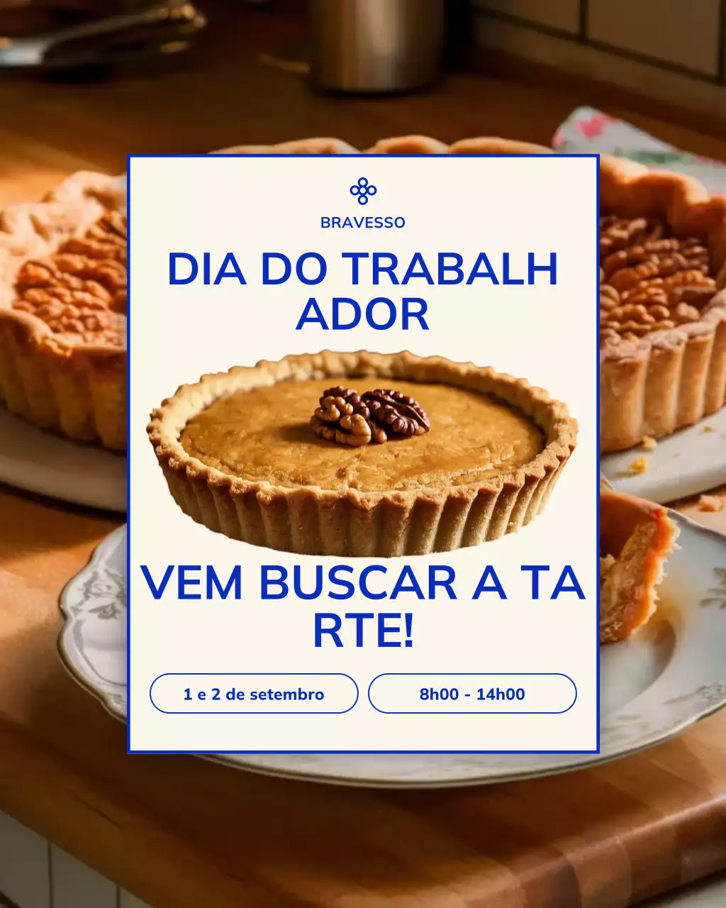 Postagem promocional do Orange Retro Pie no Instagram