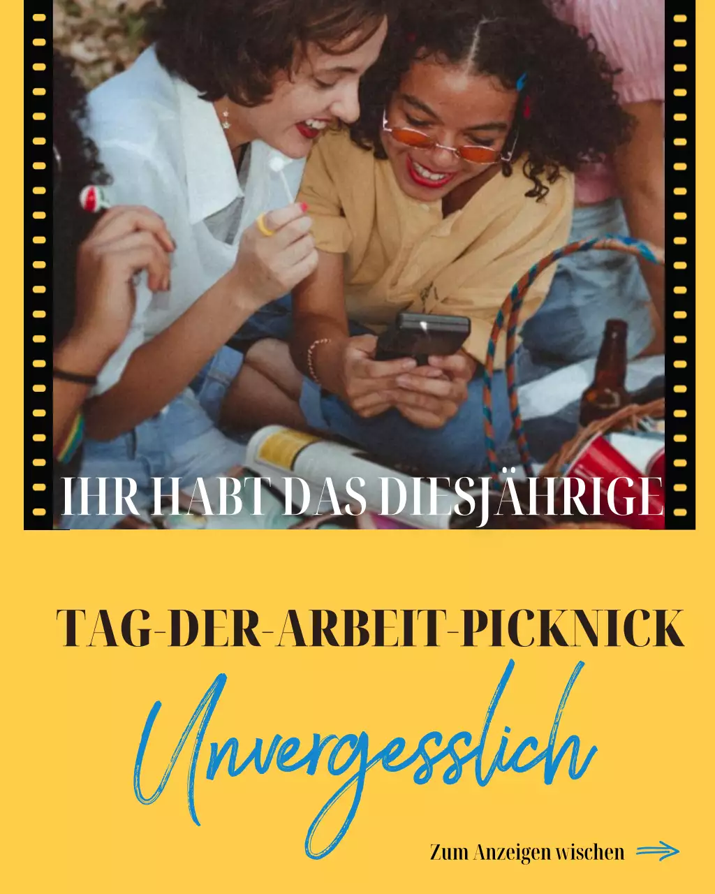Instagram-Post zum Picknick am Labor Day