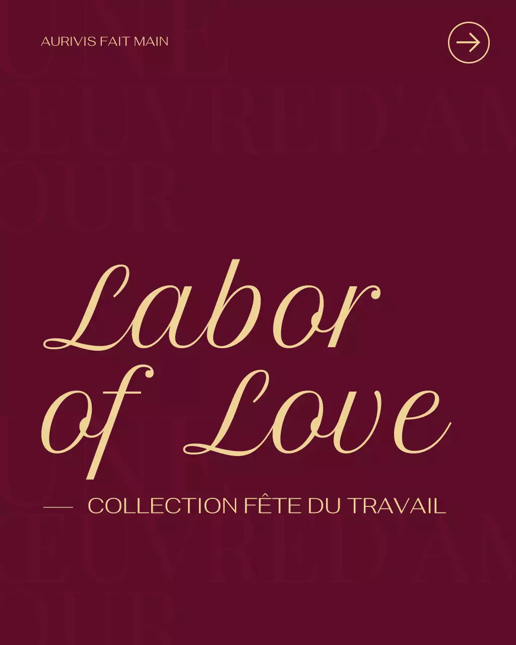 Publication Instagram promotionnelle de Maroon Elegant Love