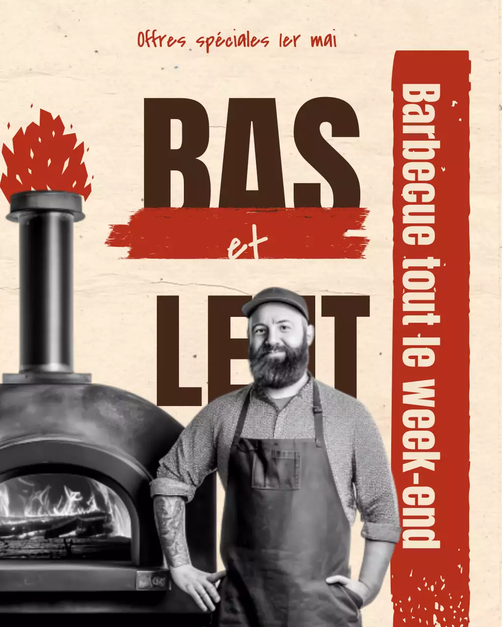 Publication Instagram promotionnelle pour un food truck rétro