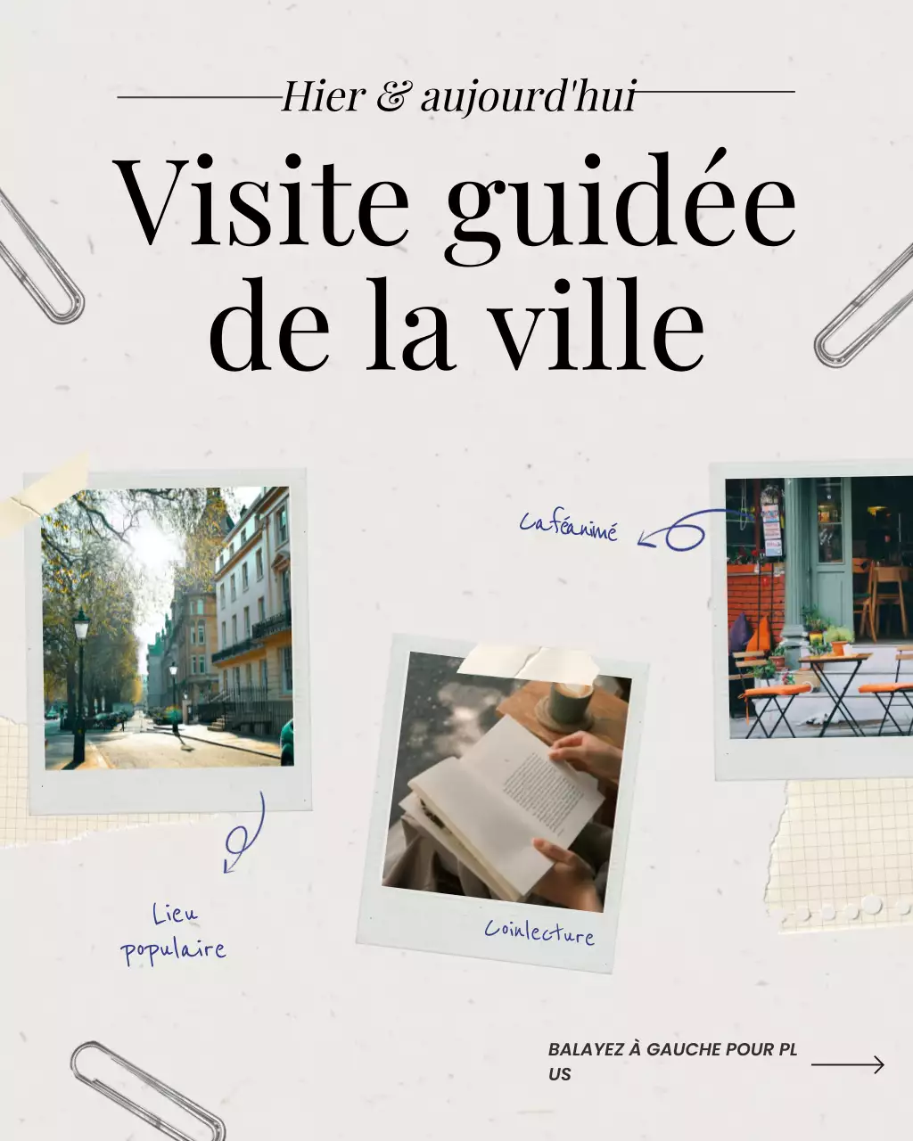 Publication Instagram sur un conte de fées beige et esthétique