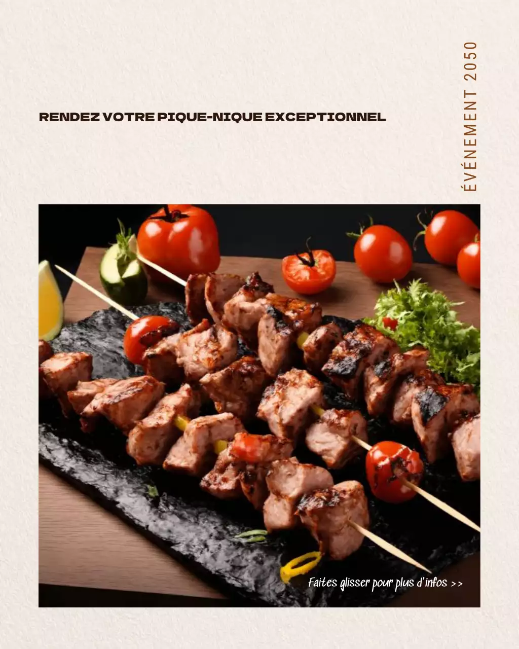 Publication Instagram sur le pique-nique de la fête du Travail