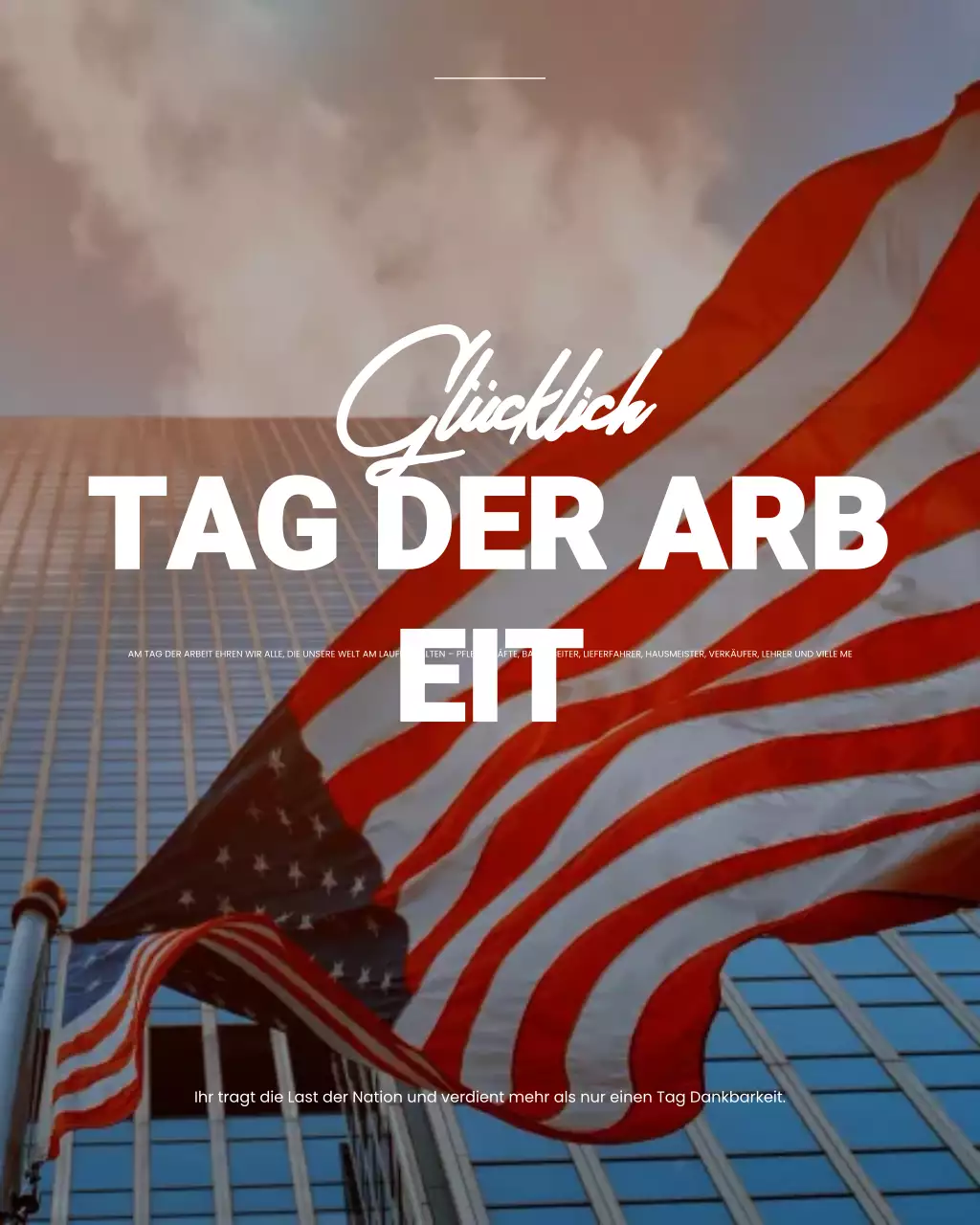 Instagram-Beitrag zum Tag der Arbeit