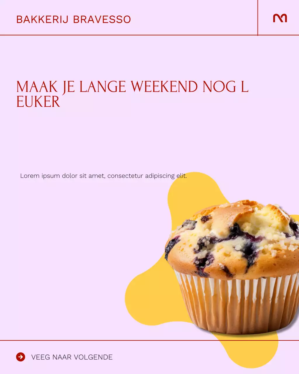 Beige Modern Grid Bakery Promotie Instagram Post