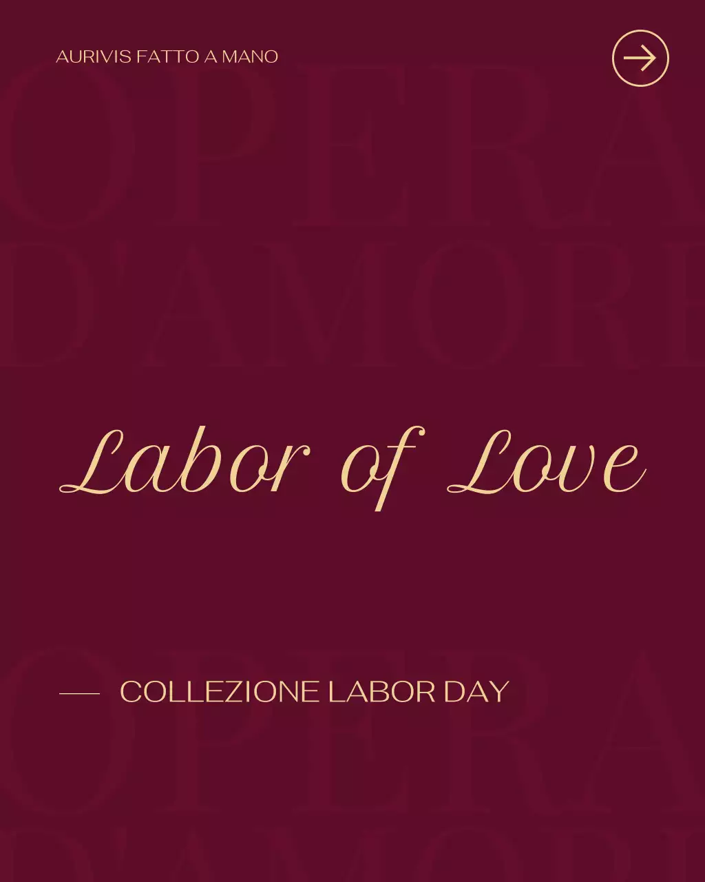 Post di Instagram sulla promozione "Maroon Elegant Love"