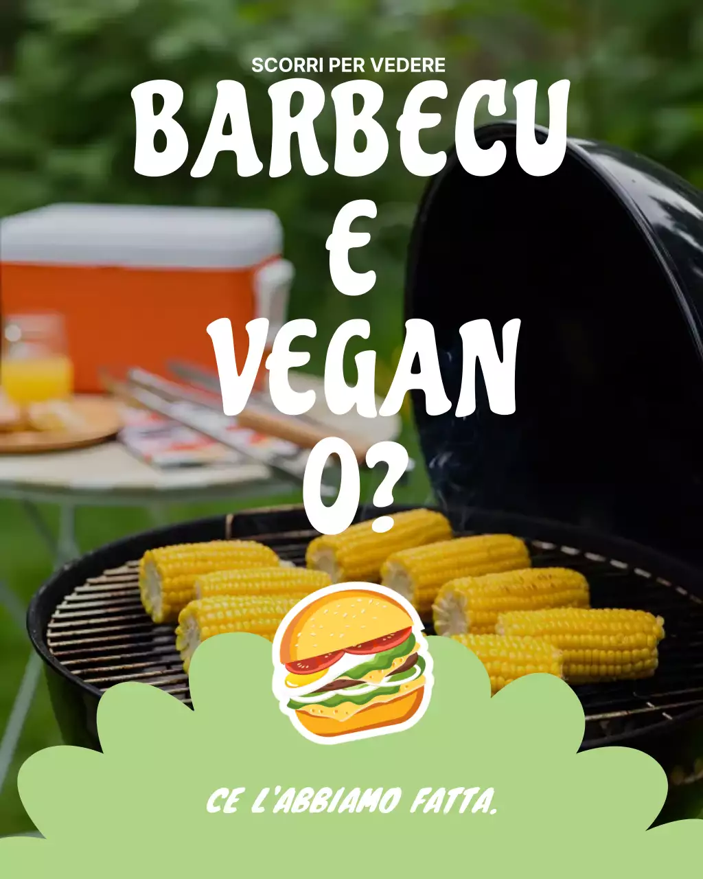 Post di Instagram sul cibo vegano per il Labor Day