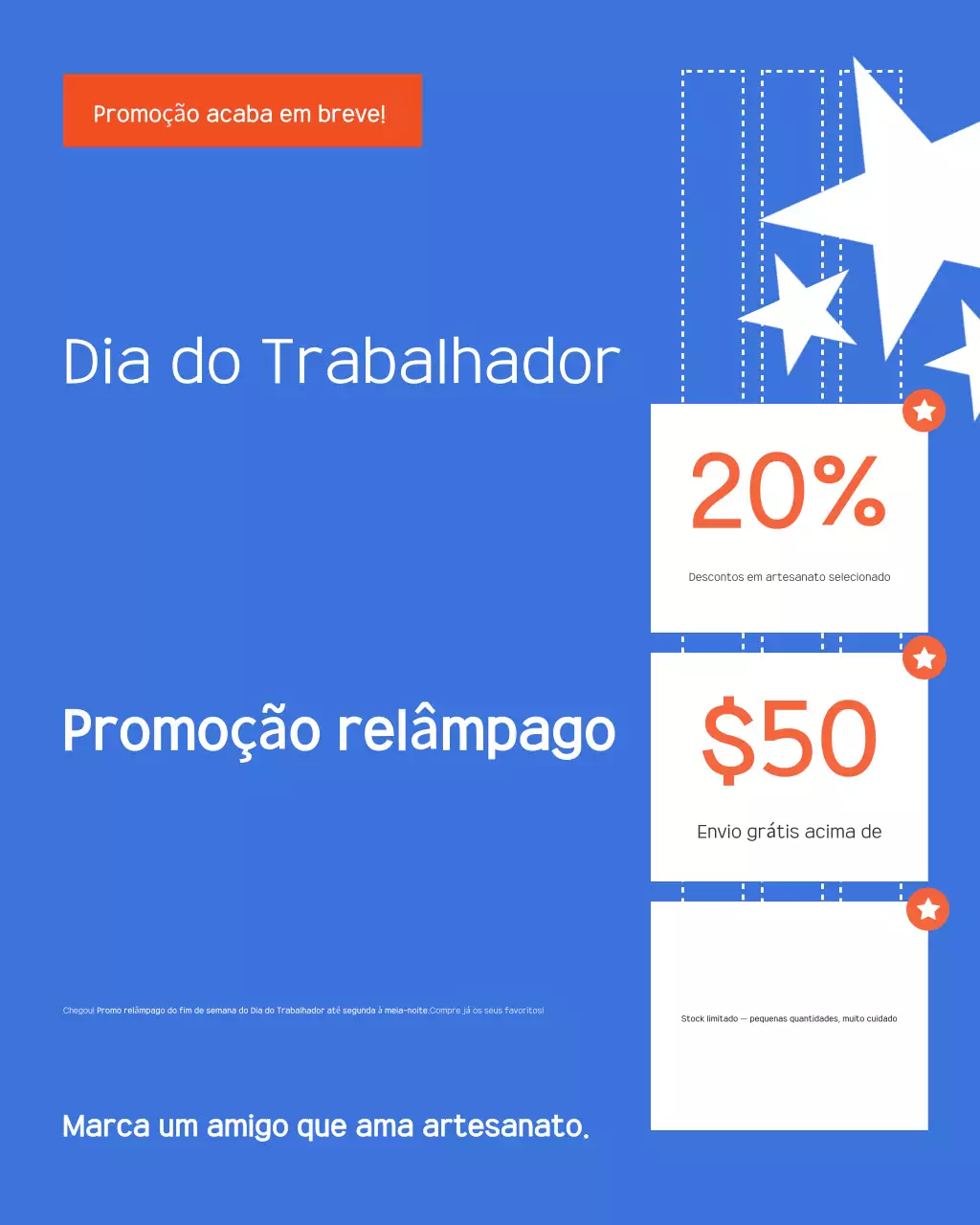 Postagem de promoção de venda moderna bege no Instagram