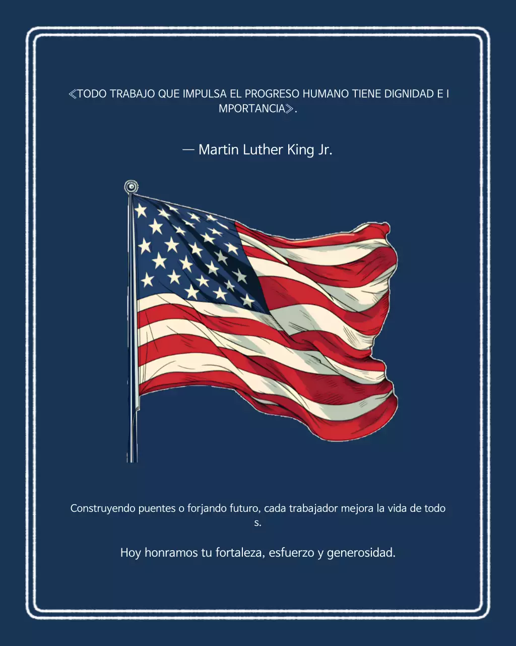 Publicación de Instagram del Día del Trabajo