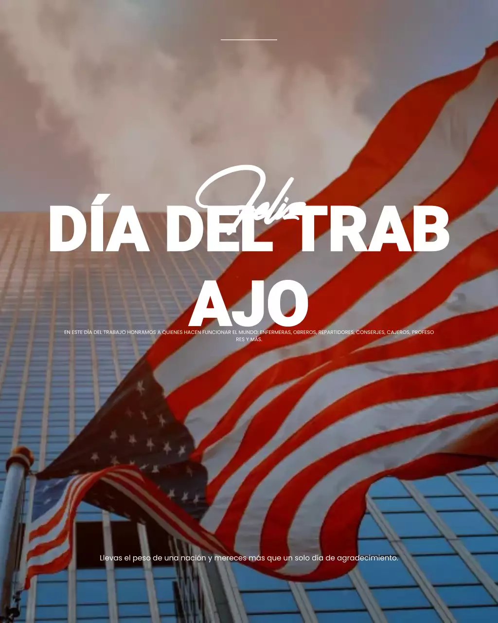 Publicación de Instagram del Día del Trabajo