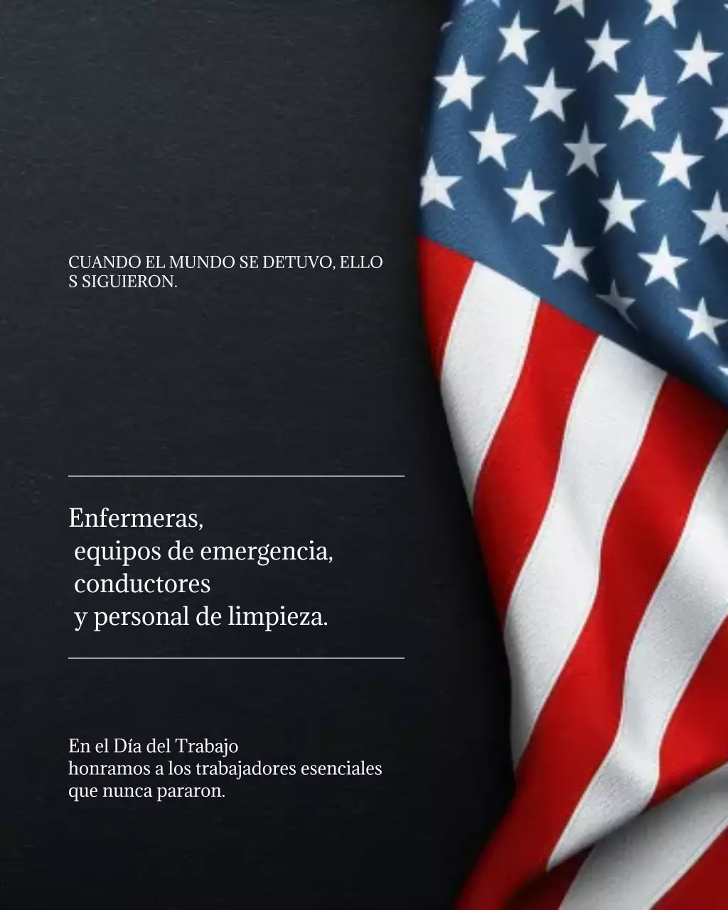 Publicación de Instagram del Día del Trabajo