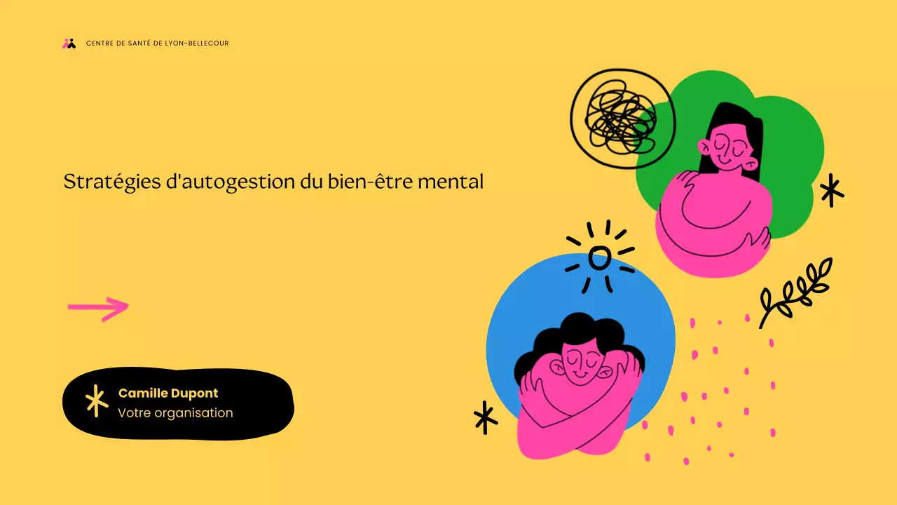 Présentation du guide de bien-être moderne jaune