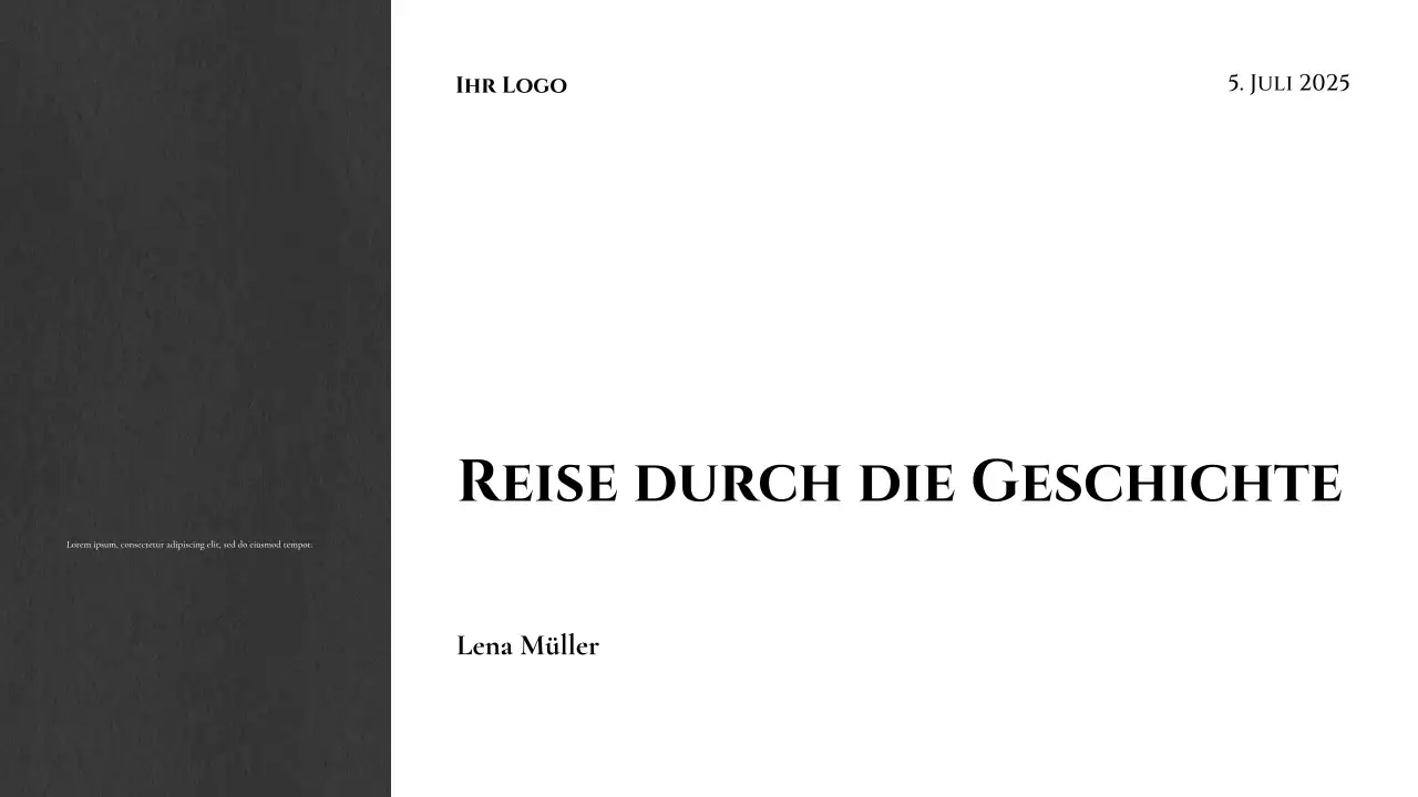 Präsentation im Unterricht zur klassischen Geschichte der Schwarzen