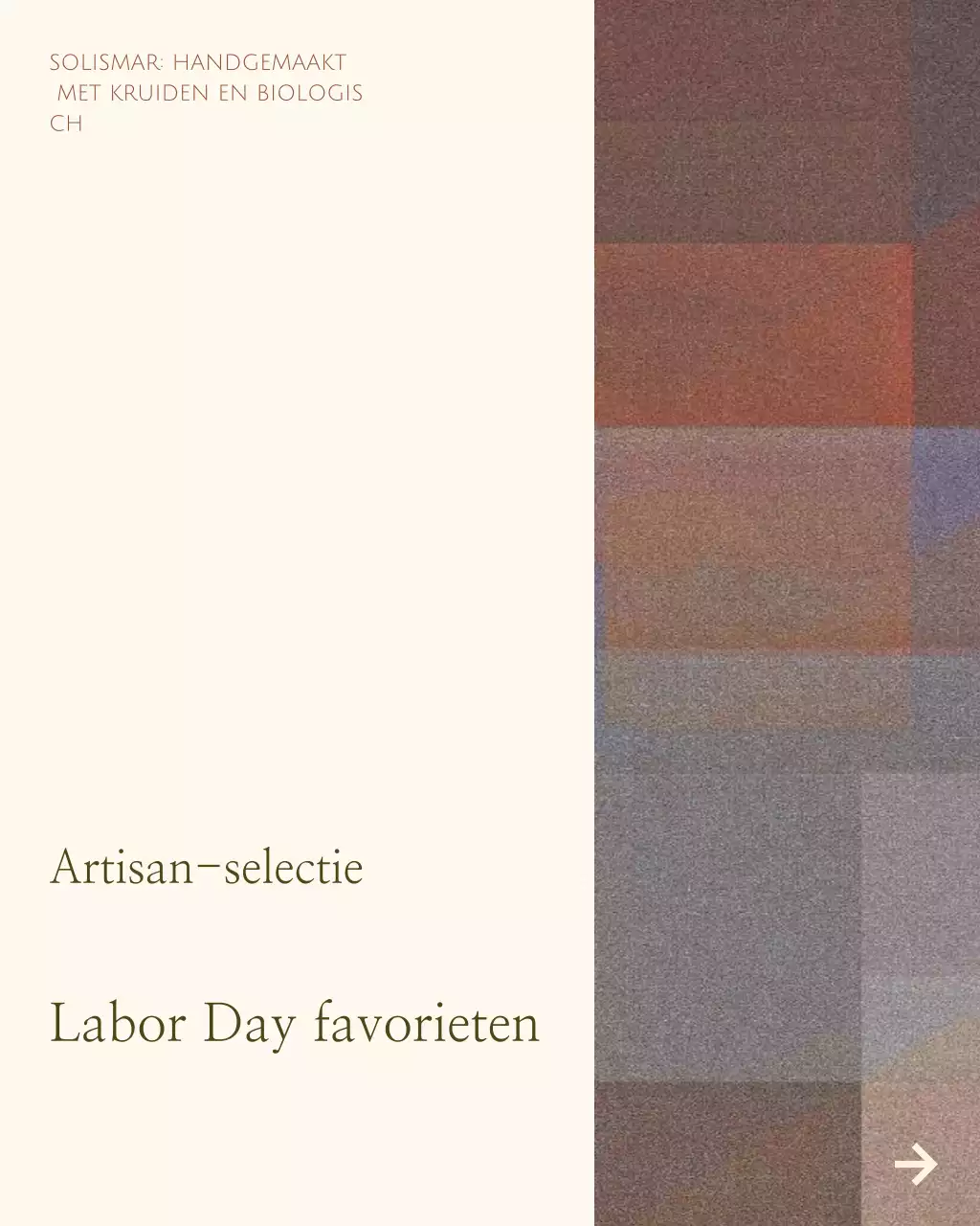 Beige Minimal Artisan Promotie Instagram Post