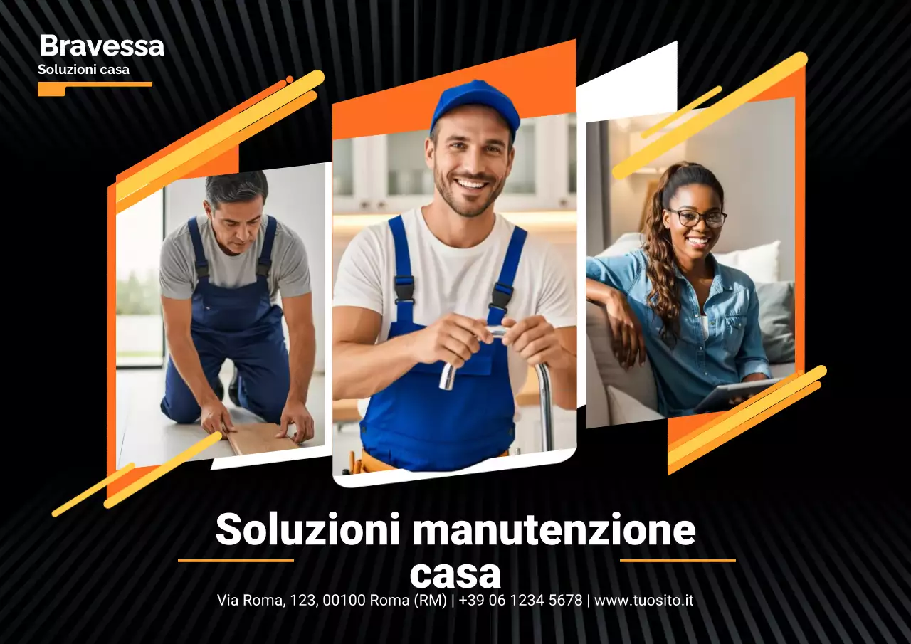Promozione Orange Modern Handyman