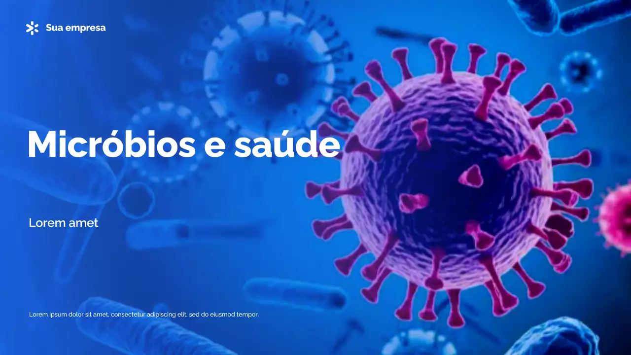 Apresentação do Anúncio da Blue Modern Health