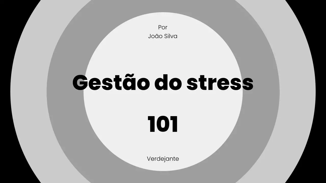 Apresentação de Palestra sobre Estresse Mínimo Cinza